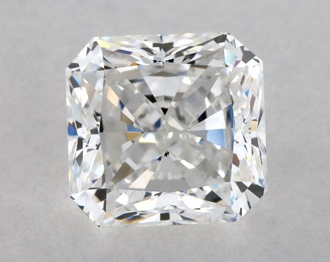 GIA 1.00 Carat E-VS2 Ideal Cut Square Radiant Diamond